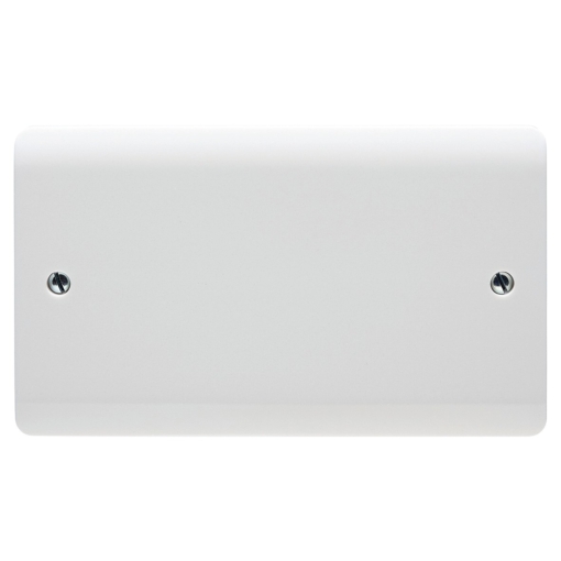 5x Crabtree Instinct 2 Gang Blank Plate - White 109785 - Image 3