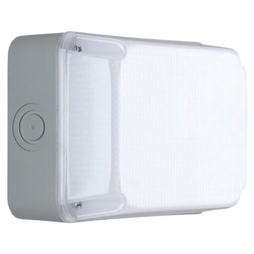 Luceco Storm 7.5W LED Bulkhead Light with Microwave Sensor - IP65 - 400 109429