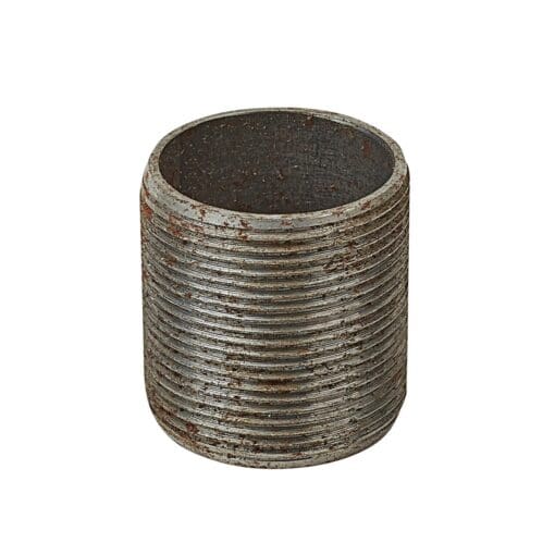 5x Steel Conduit Nipples - 32mm - Galvanised - Pack 10 121285