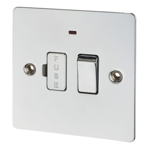 BG Flatplate Screwed 13A Fused Connection Unit Switched with Power Indi 152908