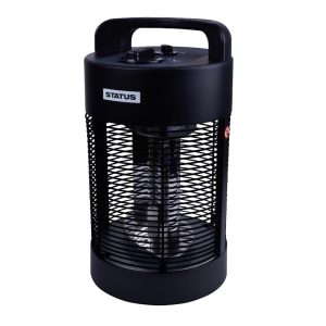 Status IPX4 Carbon Fibre Floor Standing Patio Heater - Variable Wattage 171245