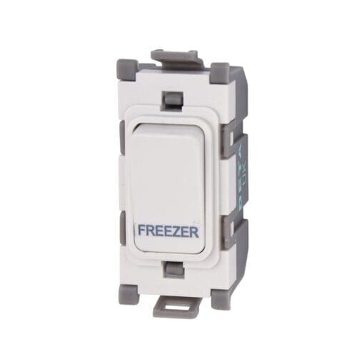 5x Deta 20A Printed Switch Module - Freezer - White 324796
