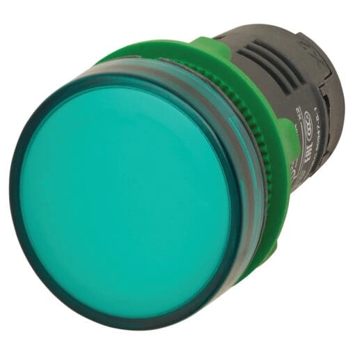 Schneider 24V Monolithic LED Pilot Light - Green 379376