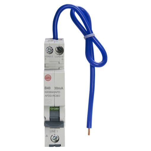 Wylex 40A 6kA Single Pole and Neutral Mini Compact AFDD RCBO - Type A - 462566