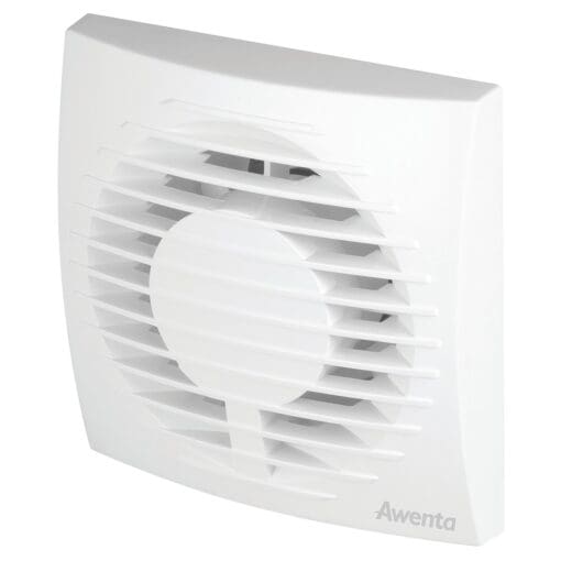 Awenta Focus Extractor Fan with Timer - 4"/100mm - White 497952