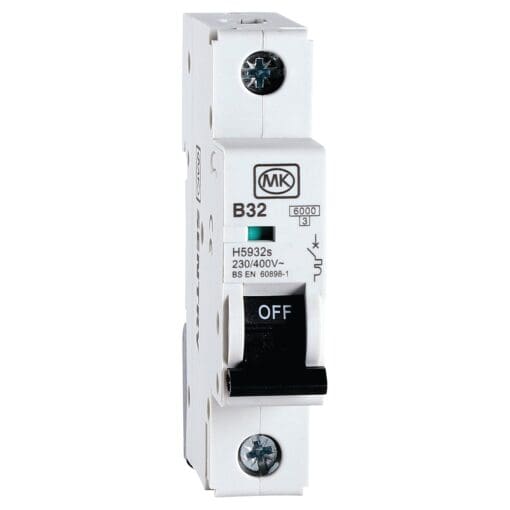 5x MK 32A Single Pole MCB - Type B 772314