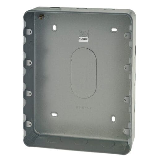 MK 24 Gang Grid Switch Surface Back Box - 38mm 838892