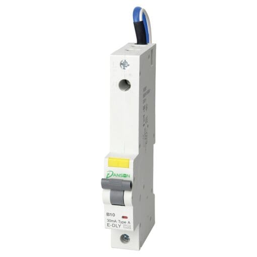 Danson 10A 30mA 6kA Single Pole RCBO - Type A - Curve B 846192