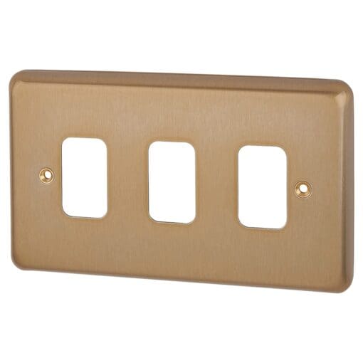 MK 3 Module Grid Front Plate - Satin Anodised 865043