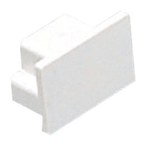 MK End Cap 40x25mm - White - Pack 20 880684
