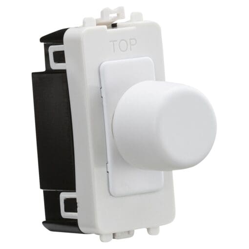 Knightsbridge 5-100W 1 Gang 2 Way LED Intelligent Grid Dimmer Switch - 972590