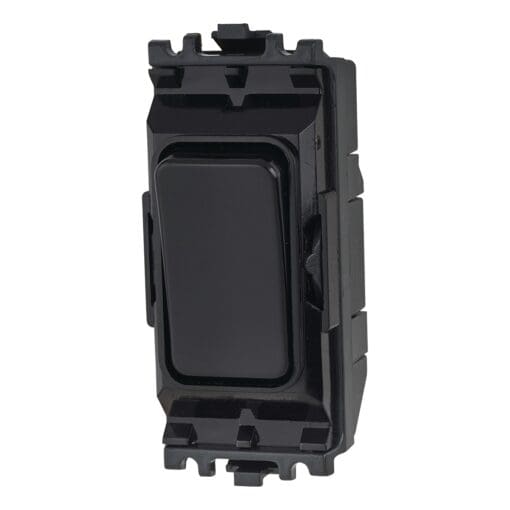 5x MK 10A 2 Way Single Pole Grid Switch - Black 988918