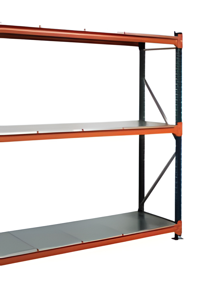 Longspan Galvanised Shelving Extension Bay