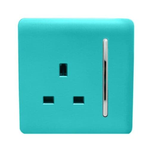 Trendi 13A 1 Gang Screwless Switched Double Pole Socket - Gloss Bright 532985