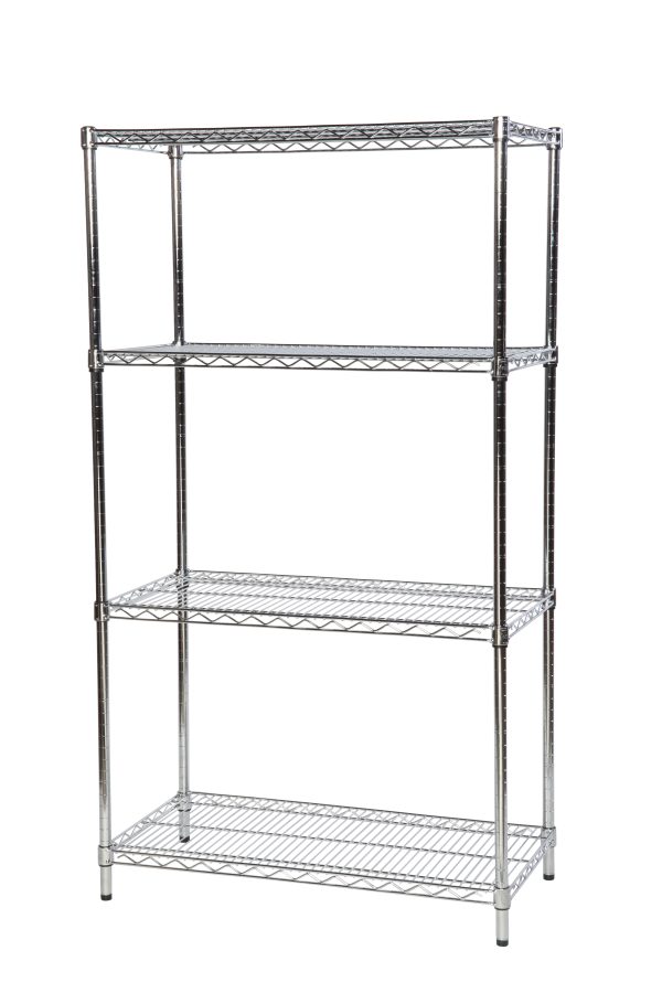 Eclipse Chrome Wire Shelving Unit