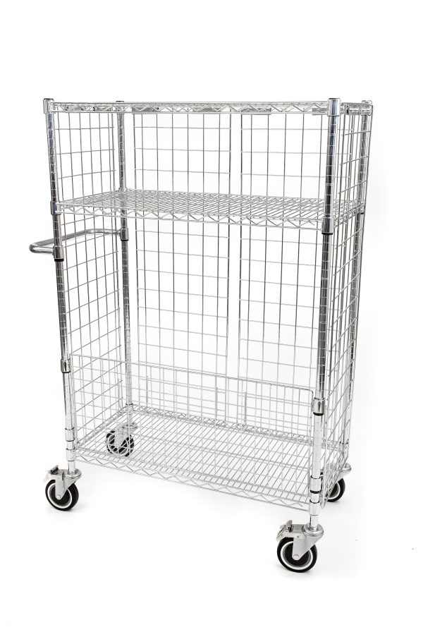 Eclipse Chrome Wire Laundry Cart