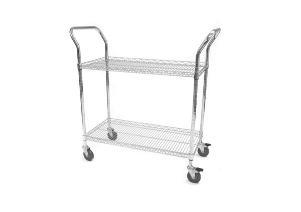 Eclipse Chrome Wire Lipped Edge Trolley